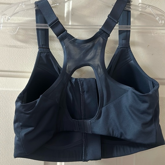 CALIA GO ALL OUT ZIP FRONT BRA: BLUE: NEW WITH TAGS: SIZE 34D - Picture 6 of 6